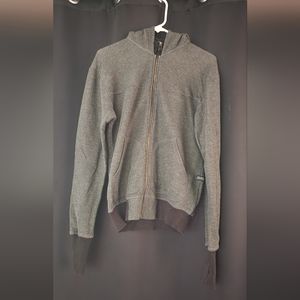 Field Scout Unisex Hooded Gray and Black Hooded Sweater Size XL Used Unisex